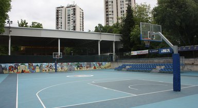 Basketball playground