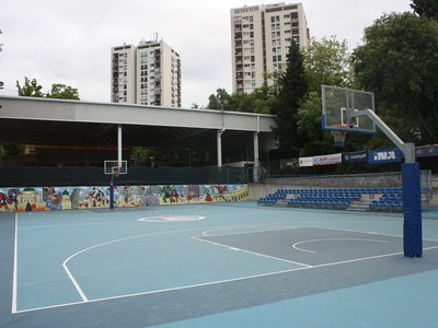 Basketball playground