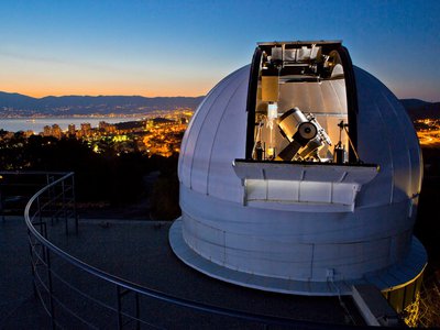 Observatory with the Telescope