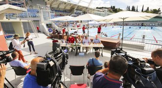 Otvoreni trening i media day Plivačke reprezentacije Sjedinjenih Američkih Država na Bazenima Kantrida