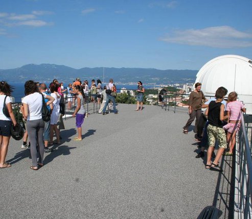 Panoramic Terrace at the Astronomical Centre Rijeka