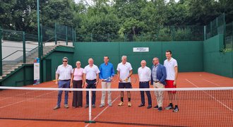 Predstavljanje obnovljenog teniskog terena u  Sportsko-rekreacijskom centru Mlaka